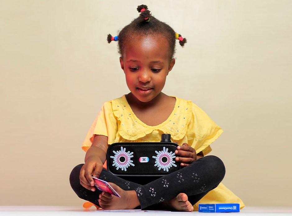 African children learning